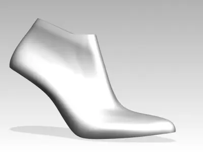 high heel shoe last 3D print model