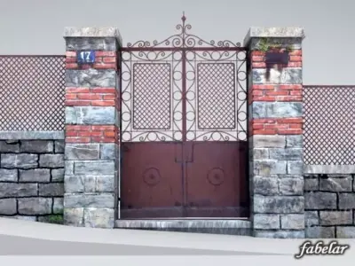 Gate 01 3D model