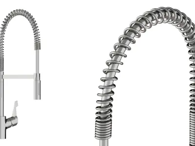 Kitchen sink mixers 3D model