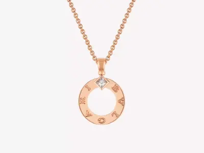 BULGARI - BVLGARI BVLGARI - NECKLACE - WITH HOLE  3D print model