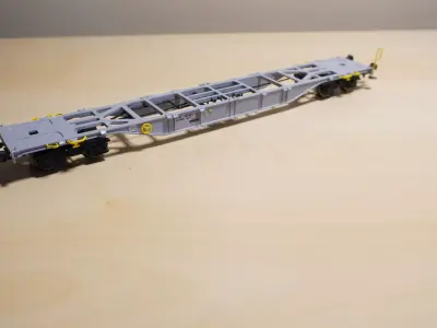 Pre Supported H0 1-87 scale Sgnss 60 container car 3D print model