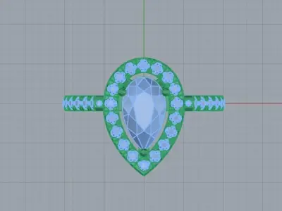 Women Rings 0044 3D print model