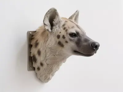 spotted hyena 3D print model