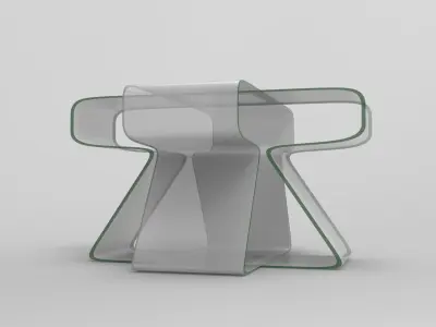 Lofya Coffee Table Low-poly 3D model