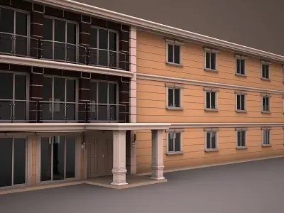 PREFABRICATED BUILDING 6 3D model