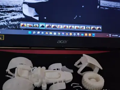 ZETOR Tractor by Pininfarina - 3D PRINTED model 3D print model