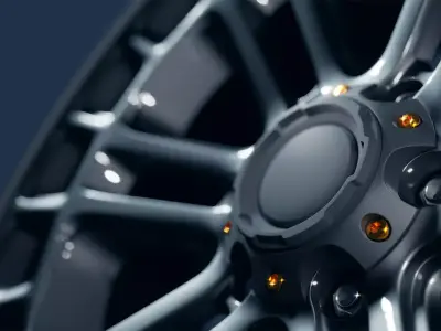 Truck Wheel Rim 3D model