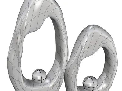 stone lighting 3D model