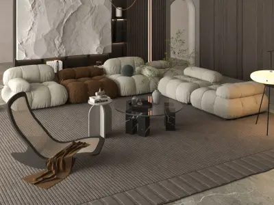 interior scene 3D model 3D model