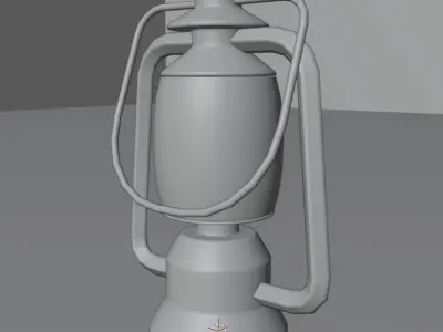 lantern 3D model 2