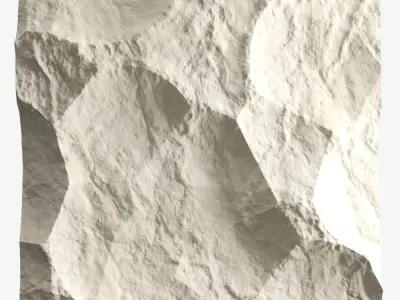98-RockPanel sandstone wall art 3D model