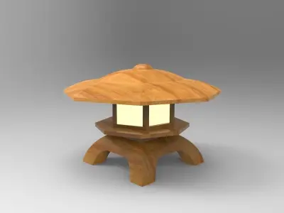 lantern H japanese 3D model