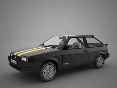 VAZ-2108 car 3D model