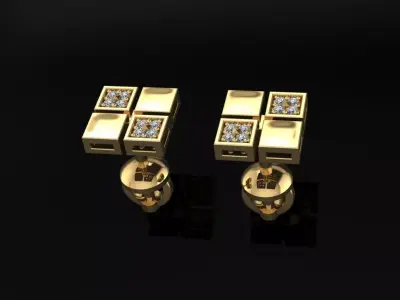 Earrings 17 3D print model
