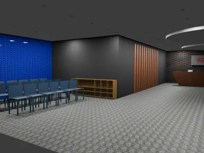 Reception Area 3D model