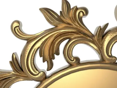 carved frame 3D model 33