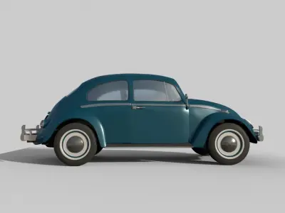 Volkswagen beetle 3D model
