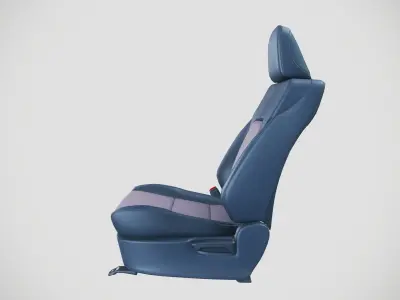 Car seat 3D model