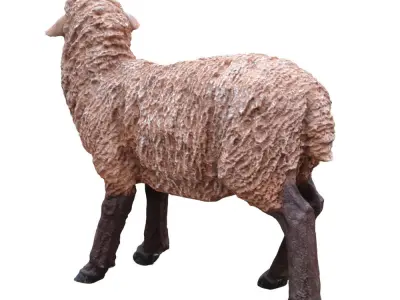  Garden figure Sheep 3D model