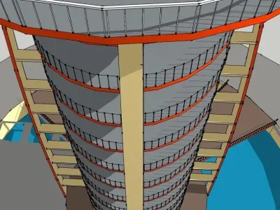 ANNA NAGAR TOWER 3D model