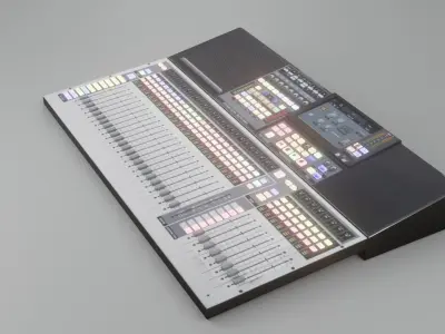 Studio Mixer - Low Poly - Game Ready - PBR Low-poly 3D model