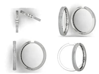 Earrings od52 3D print model