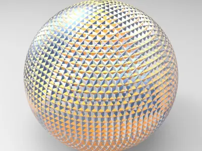 Wave Sphere Free 3D model