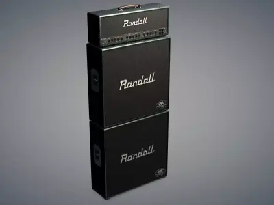 Kirk Hammett Randall guitar Amp 3D model