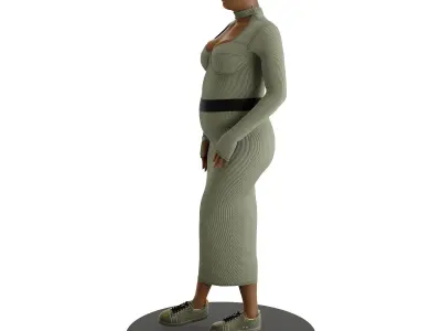 RBK Cardio B Dress Mannequin 3D model