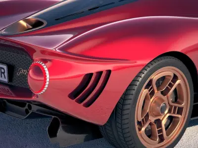 DeTomaso P72 2020 3D model