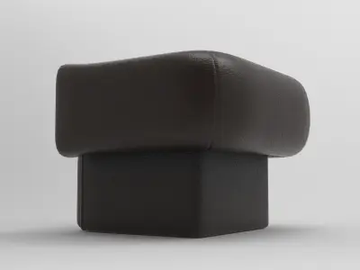 Santiago Armchair Low-poly 3D model