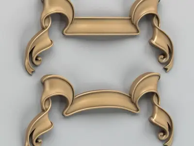 Decorative Ribbon 002 3D model