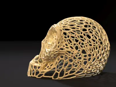 Halloween Skull 2 3D print model