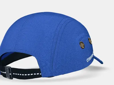 SUPREME BRUSHED CORDURA CAMP CAP ROYAL 3D model