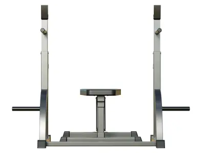 Bench Press Low-poly 3D model purchase