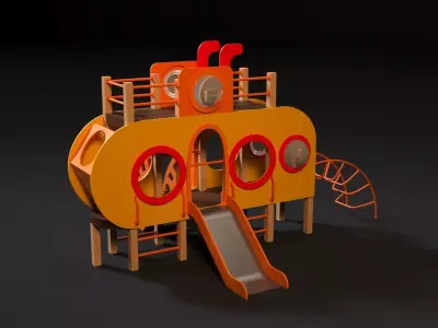 Playground Yellow Submarine 3D model purchase