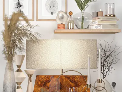 Decorative set 02 3D model