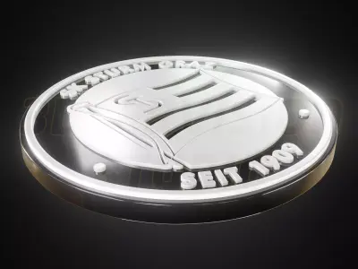 SK Sturm Graz logo - Cinematic - 3D print 3D model