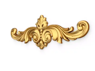 carved classic decorative ornament cnc 3d printing stl 62 3D model