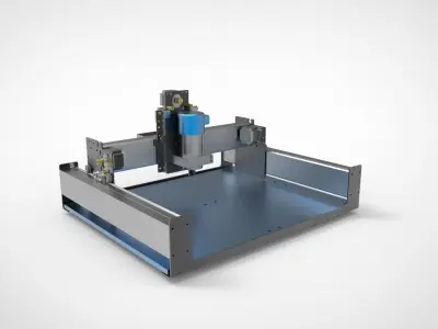 CNC Milling Machine 3D model
