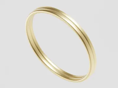 Ring 01 Low-poly 3D model