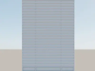 Modern structure Havana 666 3D model