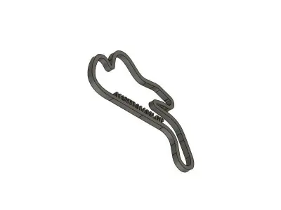 2025 Australian MotoGP Racing Track 3D print model