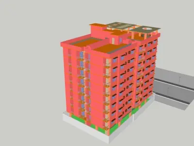 apartment lakeside 3D model