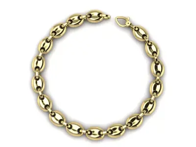 Sailor Puff Link Chain 3D print model