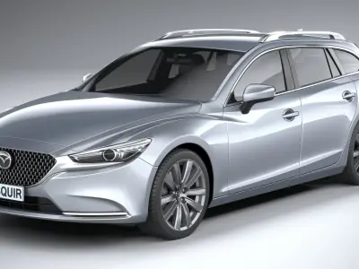 Mazda 6 Wagon 2020 3D model