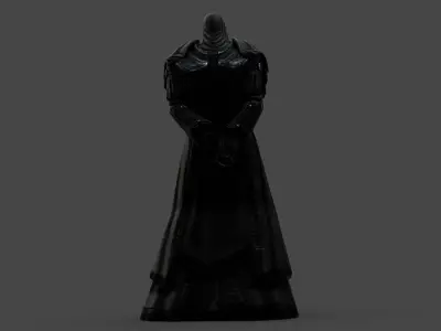 Dark Enforcer Sci-Fi Soldier Rigged and Game Ready 3D Model Low-poly 3D model