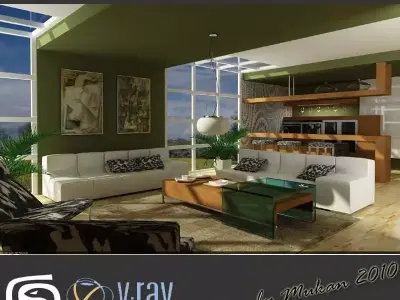 Living Room 3D model