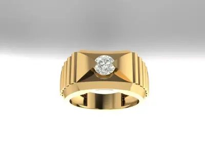 GENTS RING 3D print model purchase