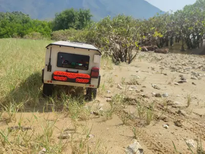 Crawler Cat 1 Expedition Cab - 1-10 RC body attachment 3D print model